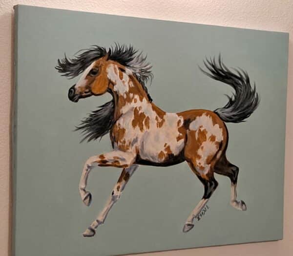 acrylic paint pinto buckskin3 scaled