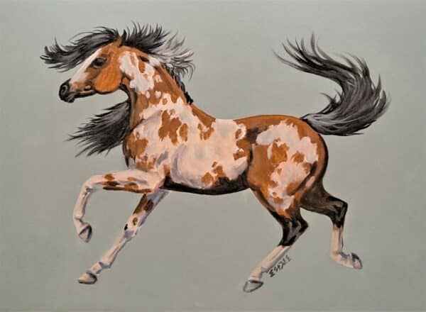 acrylic paint pinto buckskin5b scaled