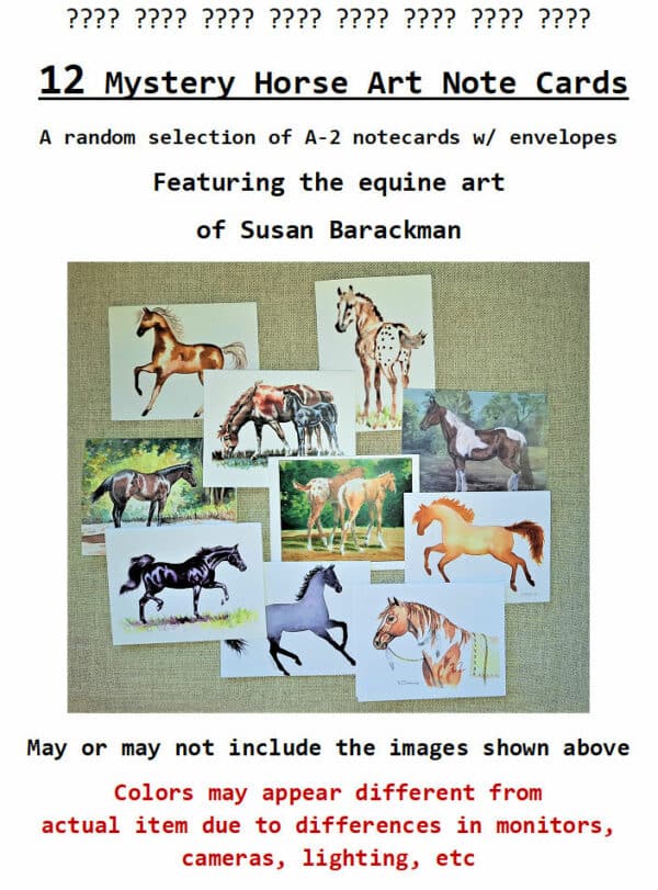 etsy nc ad mystery horse notecards