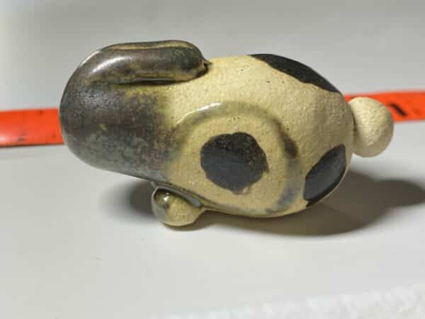 Painted pottery bunny