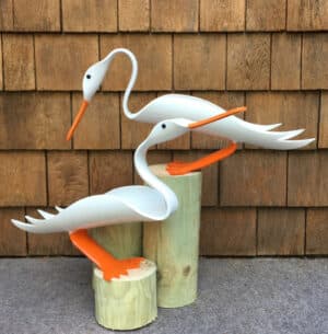 Finished result of the PVC Pipe Mama Duck Instant Digital Download Pattern