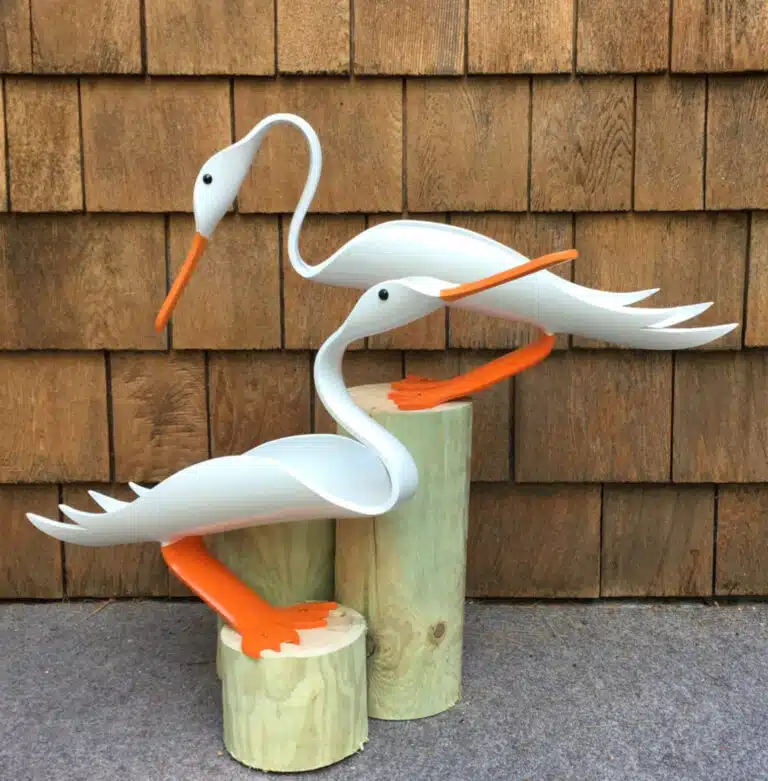Finished result of the PVC Pipe Mama Duck Instant Digital Download Pattern