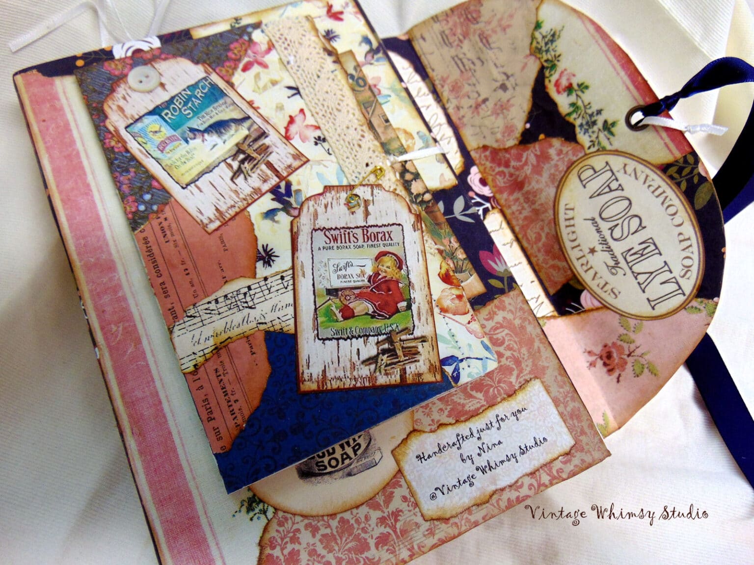 Handmade Journal / Altered Book / Junk Journal