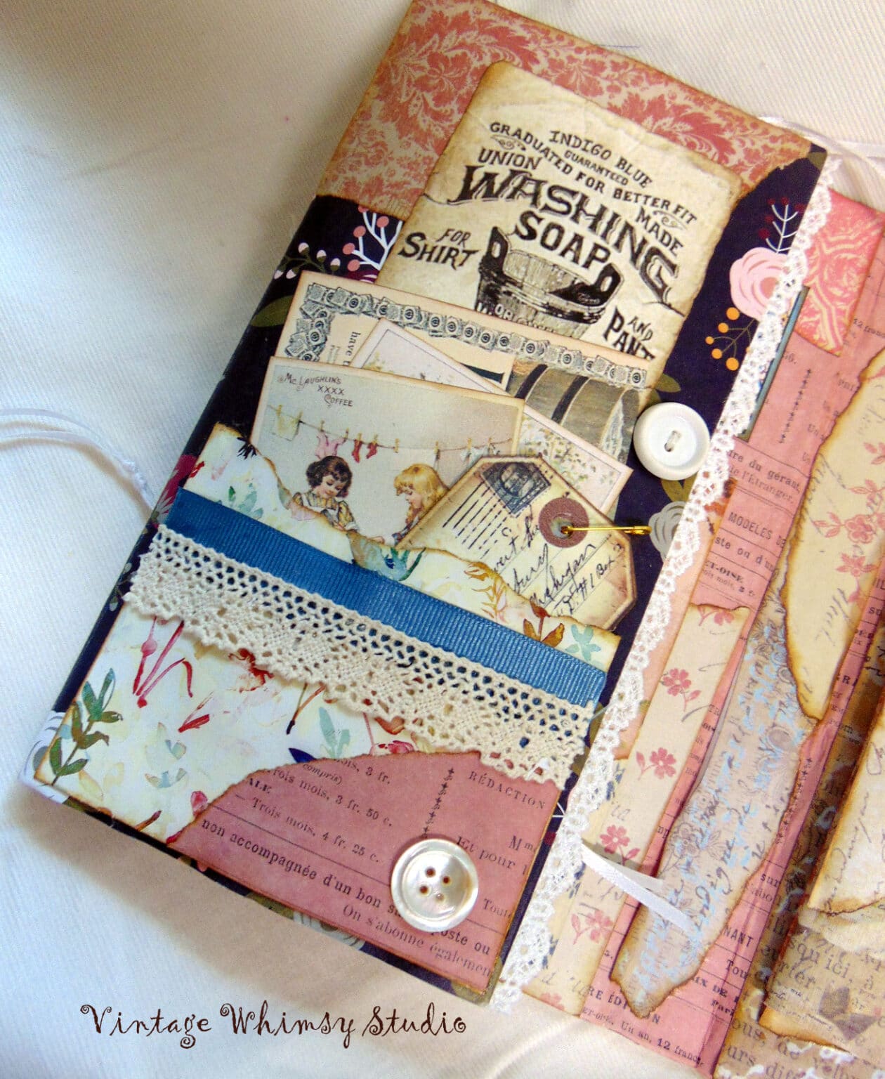 Handmade Journal / Altered Book / Junk Journal