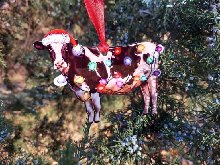 christmas cow decoration