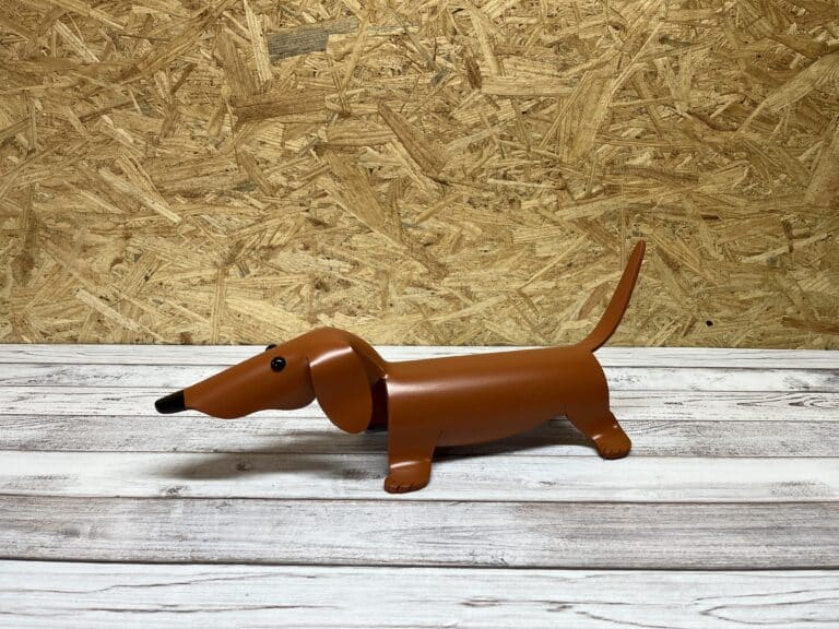 Finished result of the PVC Pipe Dog Instant Digital Download Pattern