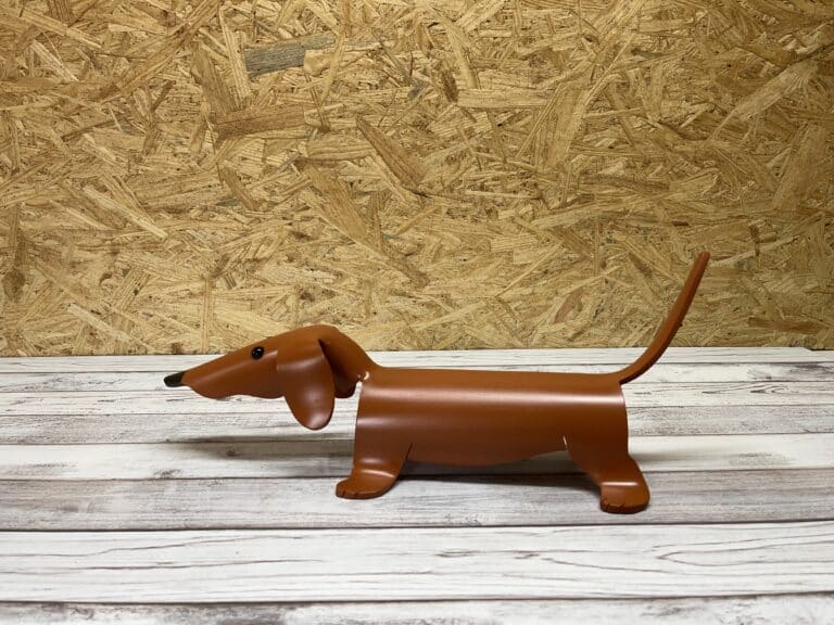 Finished result of the PVC Pipe Dog Instant Digital Download Pattern
