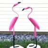 Finished result of the PVC Pipe Mama Flamingo Instant Digital Download Pattern