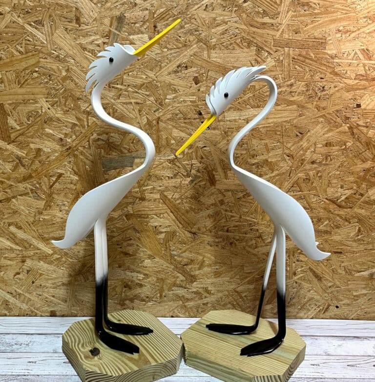 Finished result of the PVC Pipe Frilly Head (Bird) Instant Digital Download Pattern