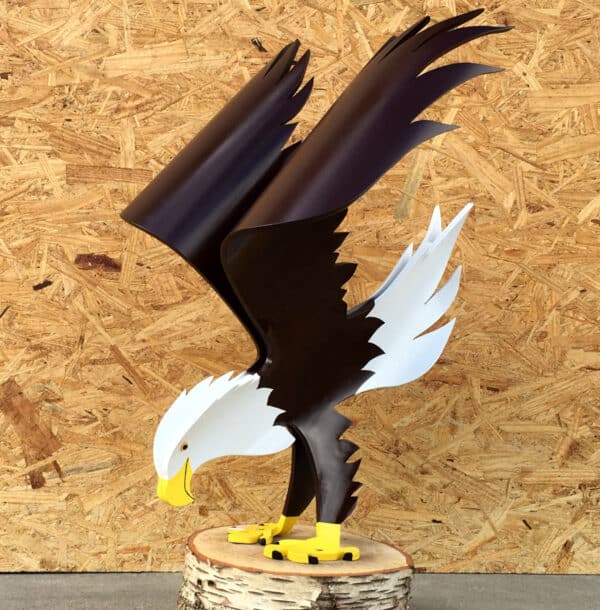 Finished result of the PVC Pipe Eagle Instant Digital Download Pattern