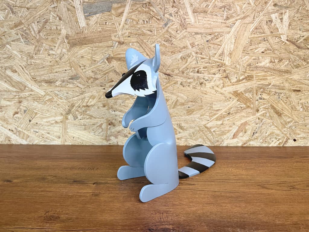 PVC Pipe Raccoon Instant Digital Download Animal Pattern