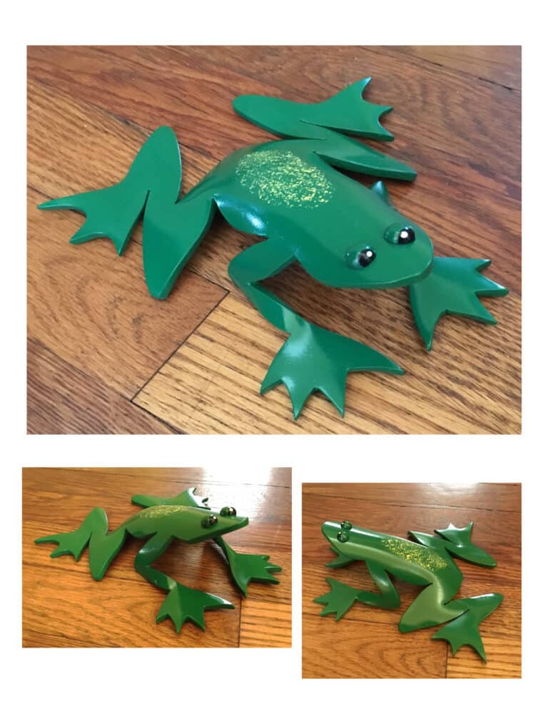 sitting frog finished photo