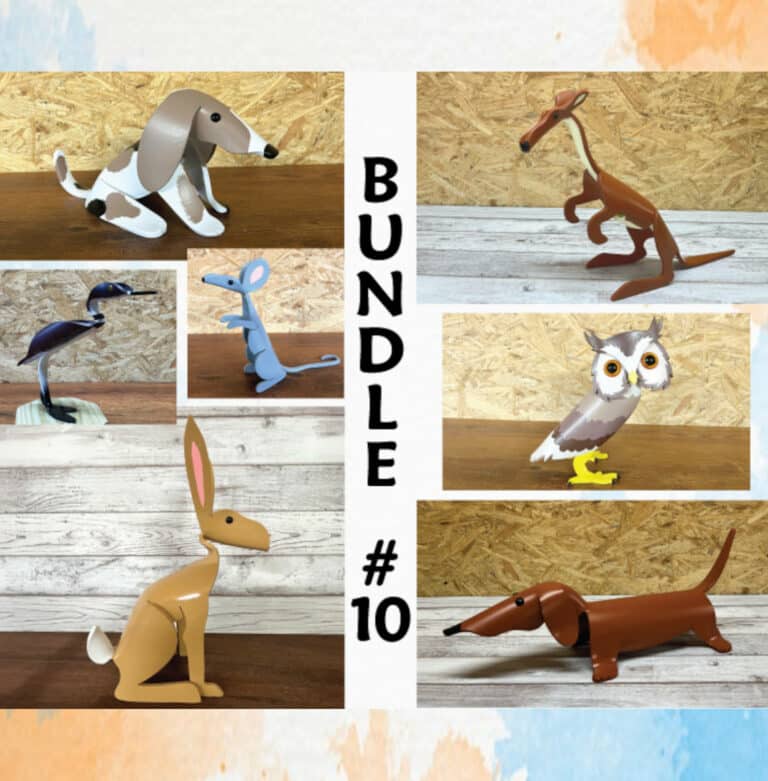 Finished result of the PVC Pipe Bundle #10 Instant Digital Download Pattern