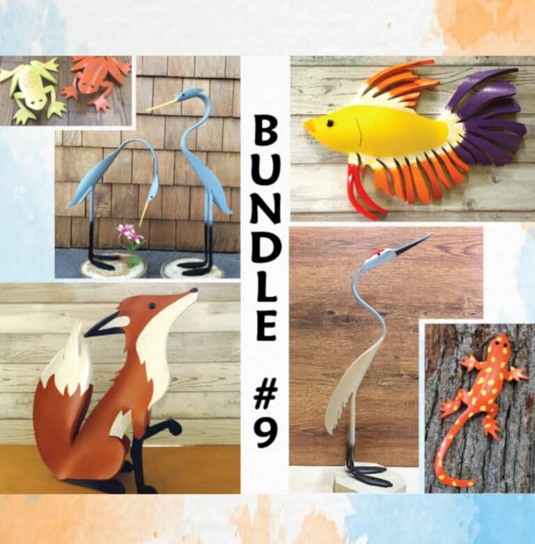 Finished result of the PVC Pipe Bundle #9 Instant Digital Download Pattern