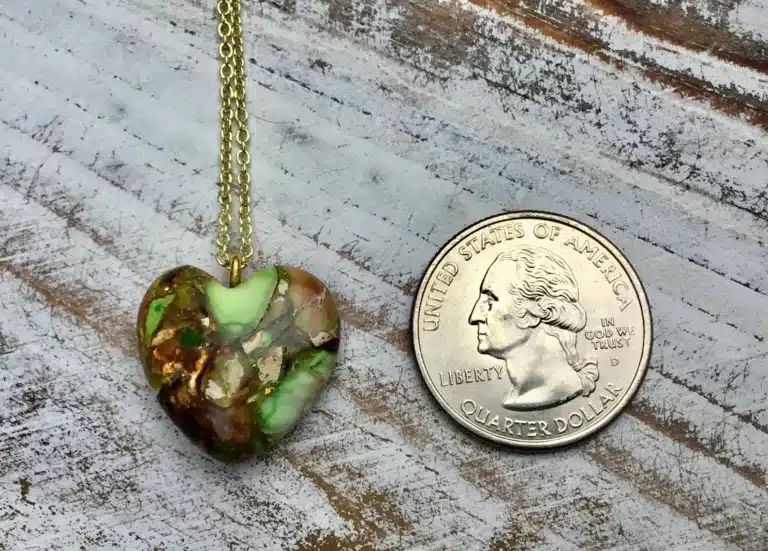 Jasper heart necklace Pendant