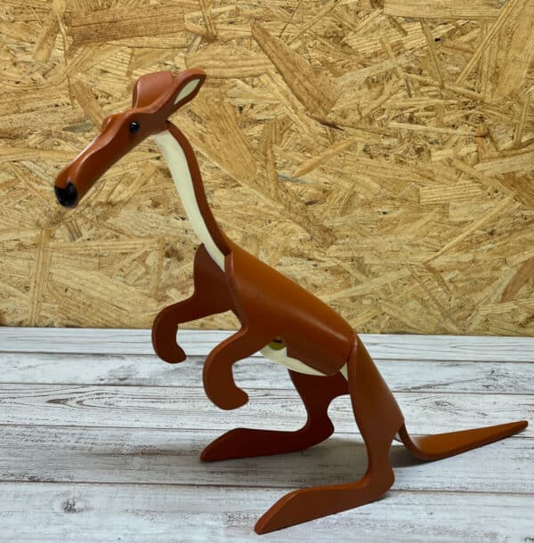 Finished result of the PVC Pipe Kangaroo Instant Digital Download Pattern