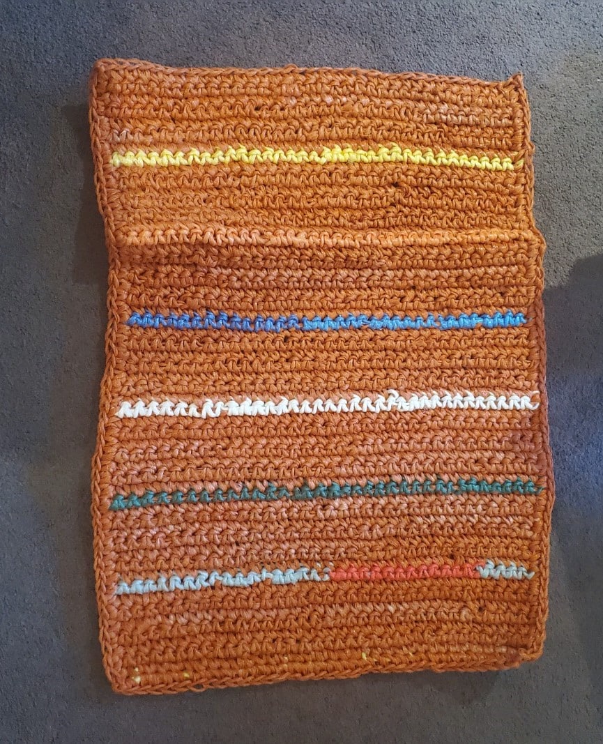striped doormat