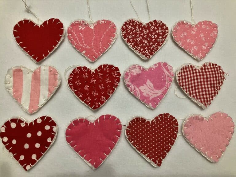 pr mini heart red pinks