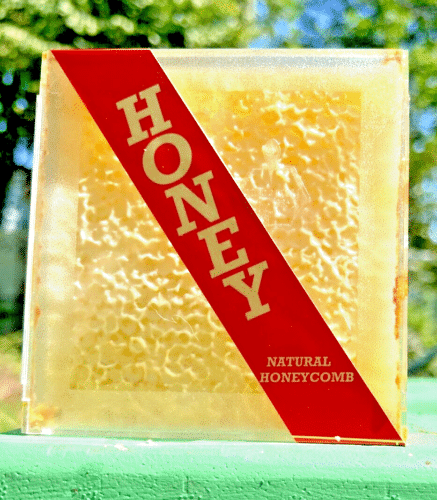 main picture red label comb honey