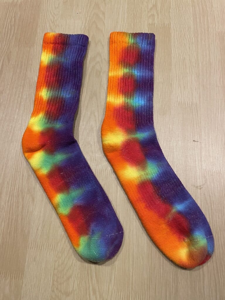 Rainbow DNA Crew Socks