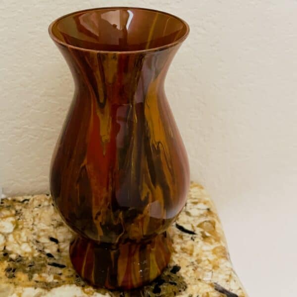 image of fluid art vase