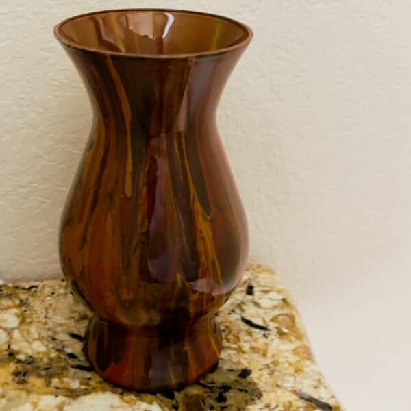 image of fluid art vase