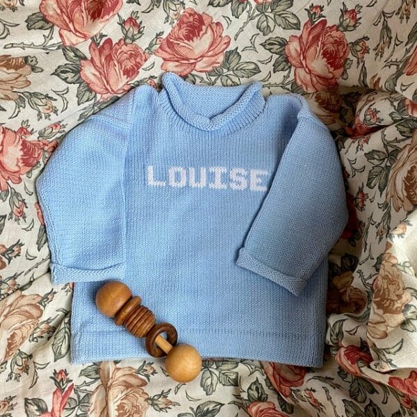 Cozy Baby Name Sweater