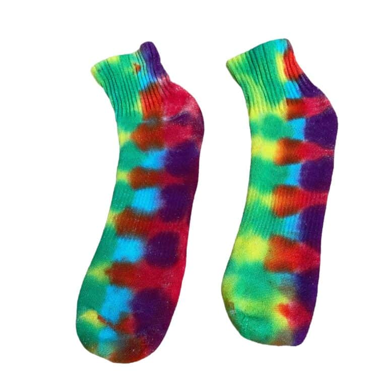 XL Ankle Socks Rainbow DNA