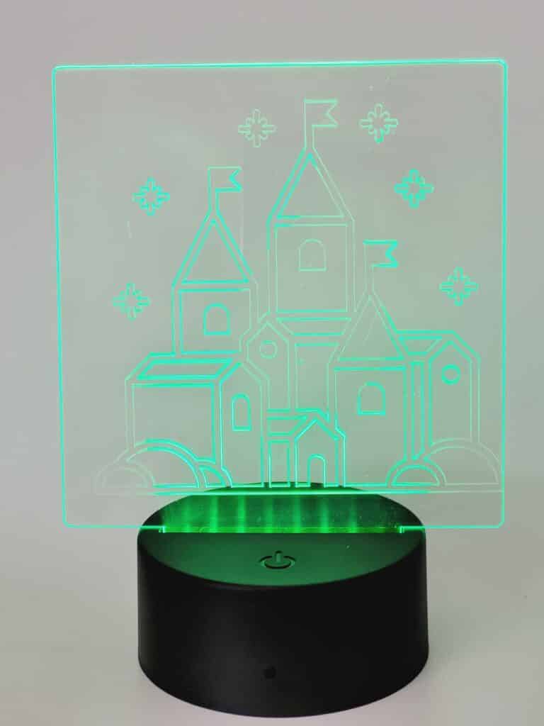 Etched Acrylic - castle