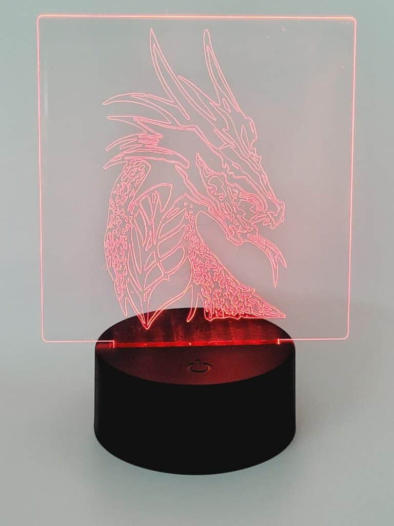 Etched Acrylic - Dragon