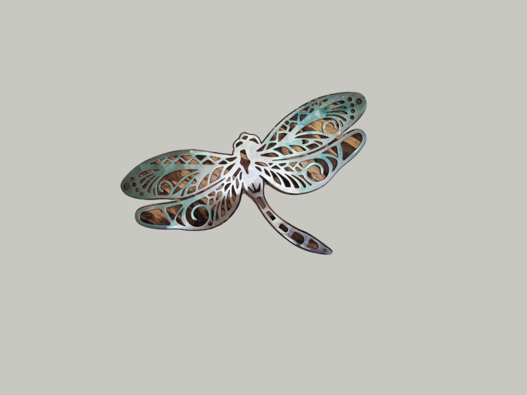 Dragonfly decor metalk art