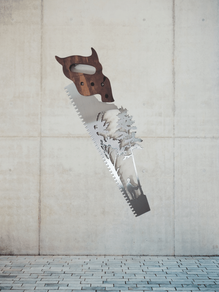 Handsaw art design