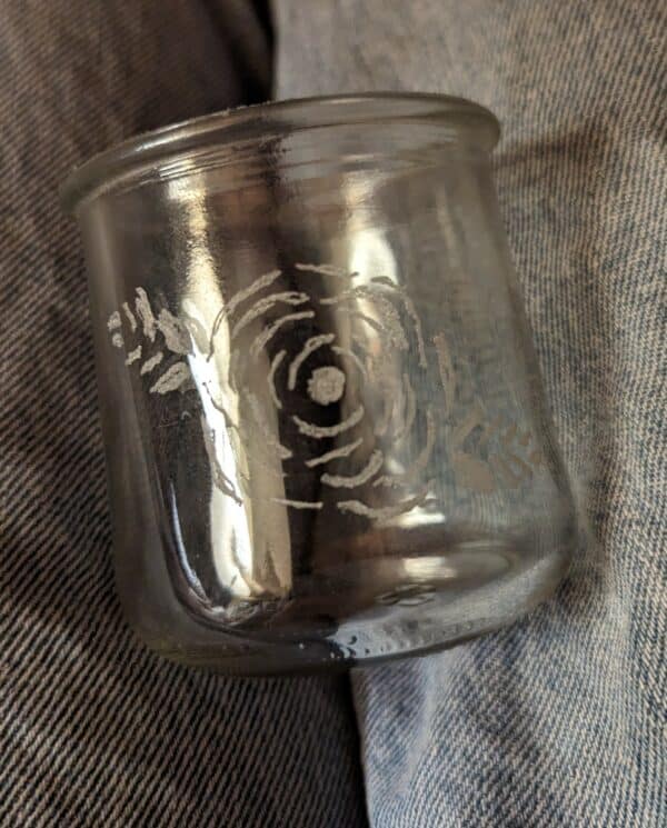 Rose etched container My Community Made