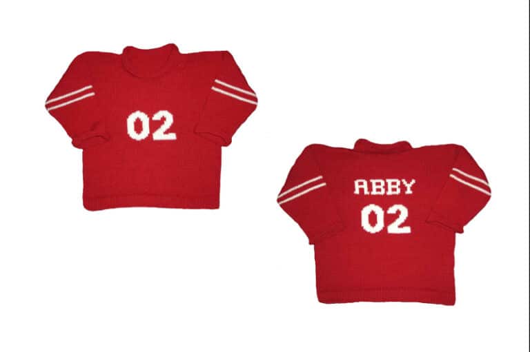 Personalized Varsity Sports Sweater