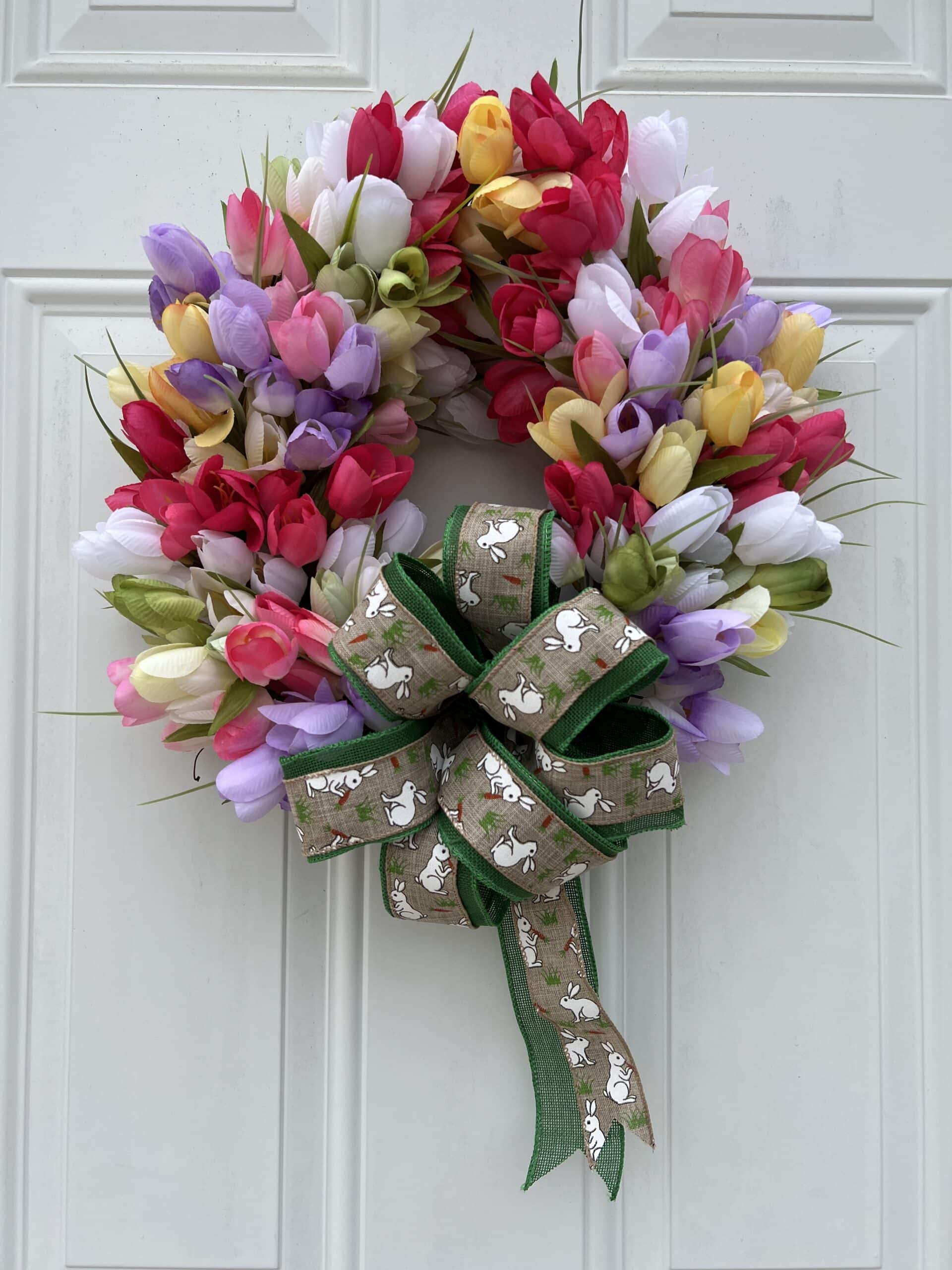 SPRING TULIP WREATH My Community Made
