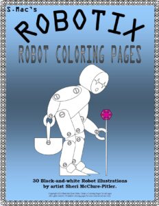 Cover for S.Mac's Robot Coloring Book