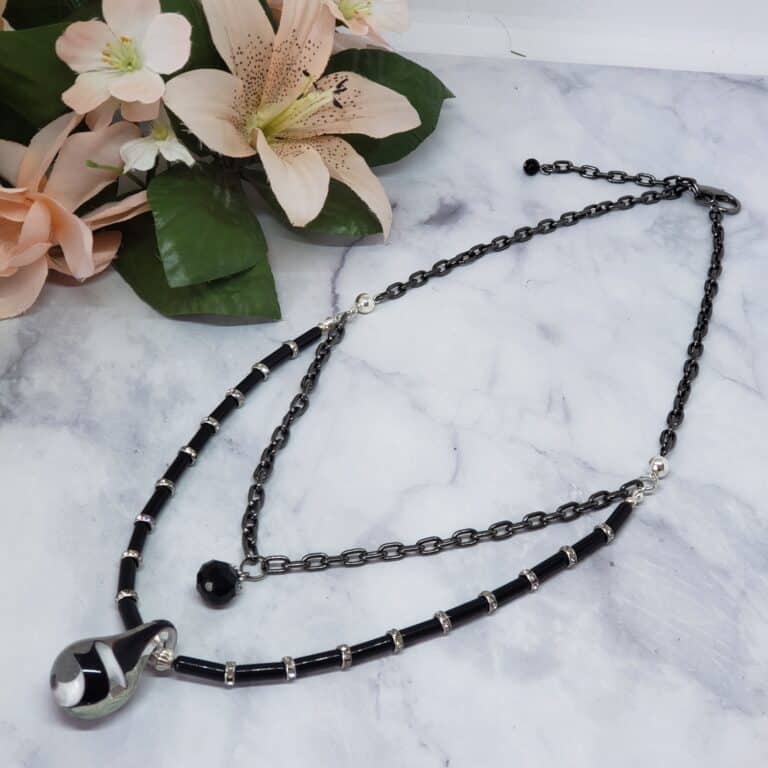 glass necklace