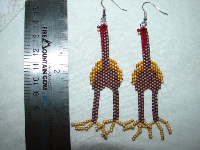 Long Turkey Earrings