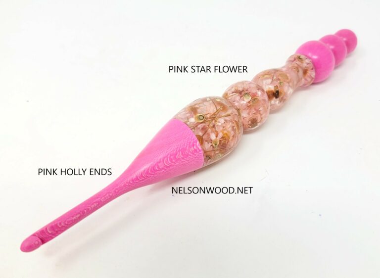 pink STAR with pink holly 1