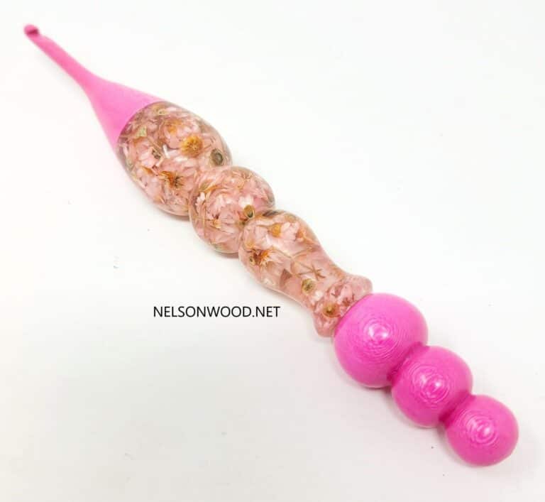 pink STAR with pink holly 4
