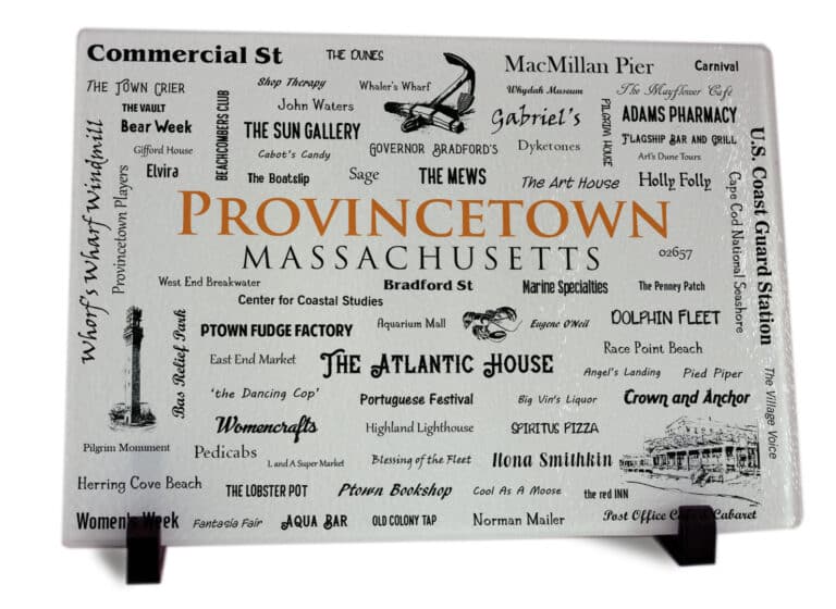 Provincetown MA Word Art Board