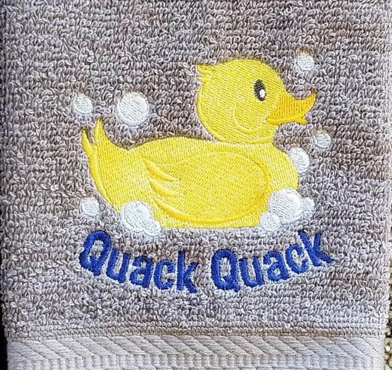 quack gray hand