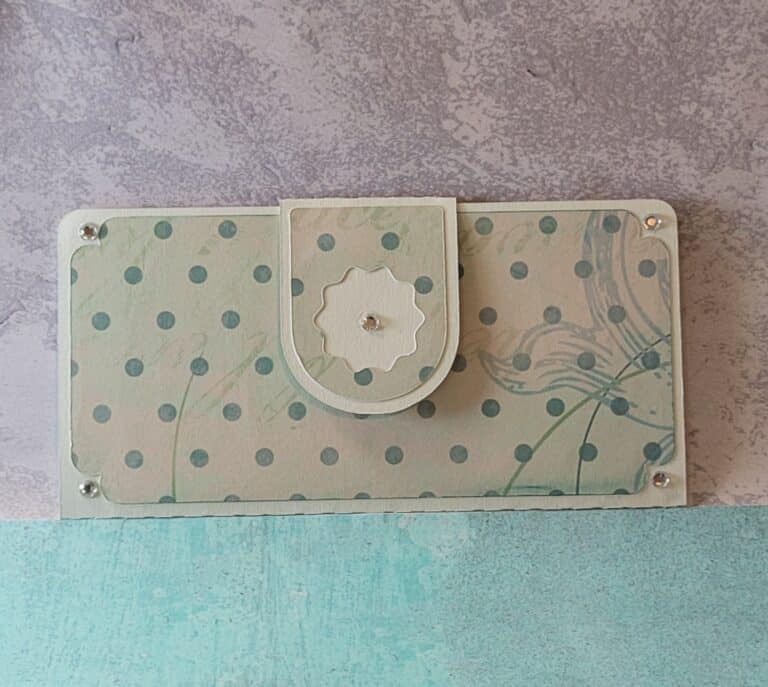 Purple - Handcrafted Printed Card Holder with Slips 28 main image 1
