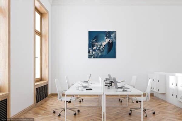 Blue Fade in Room
