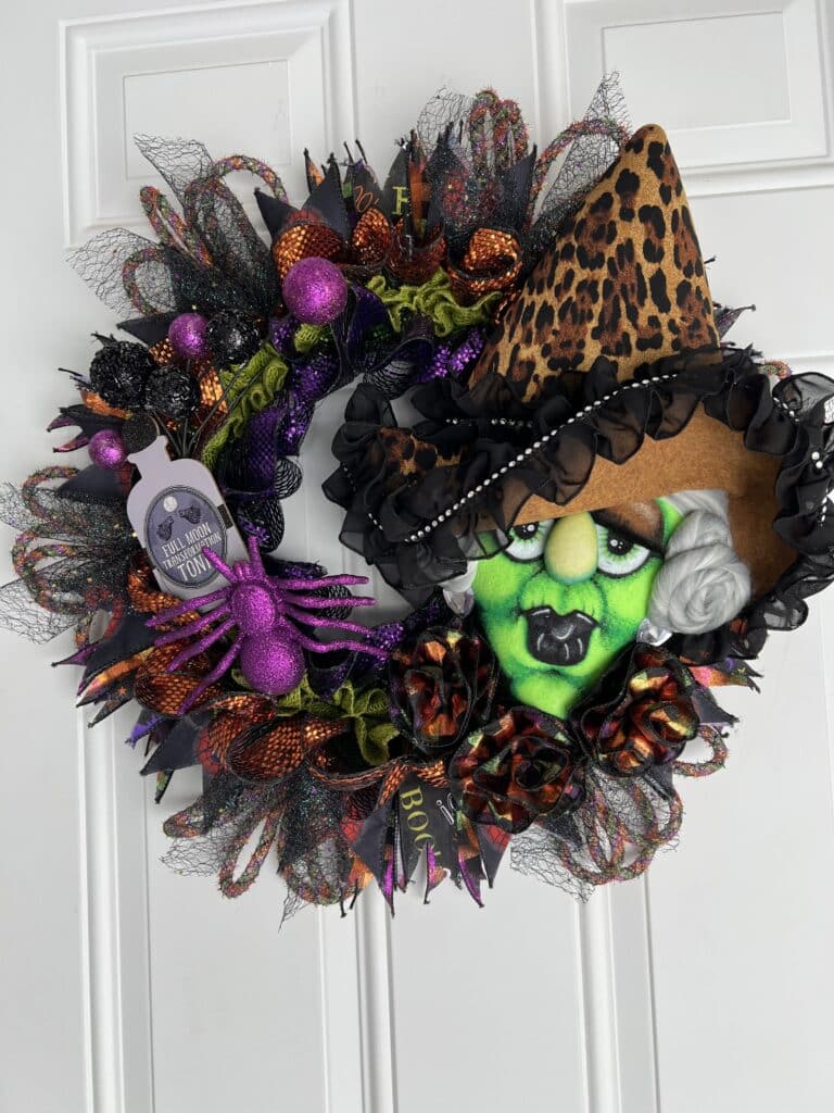 Green witch wreath