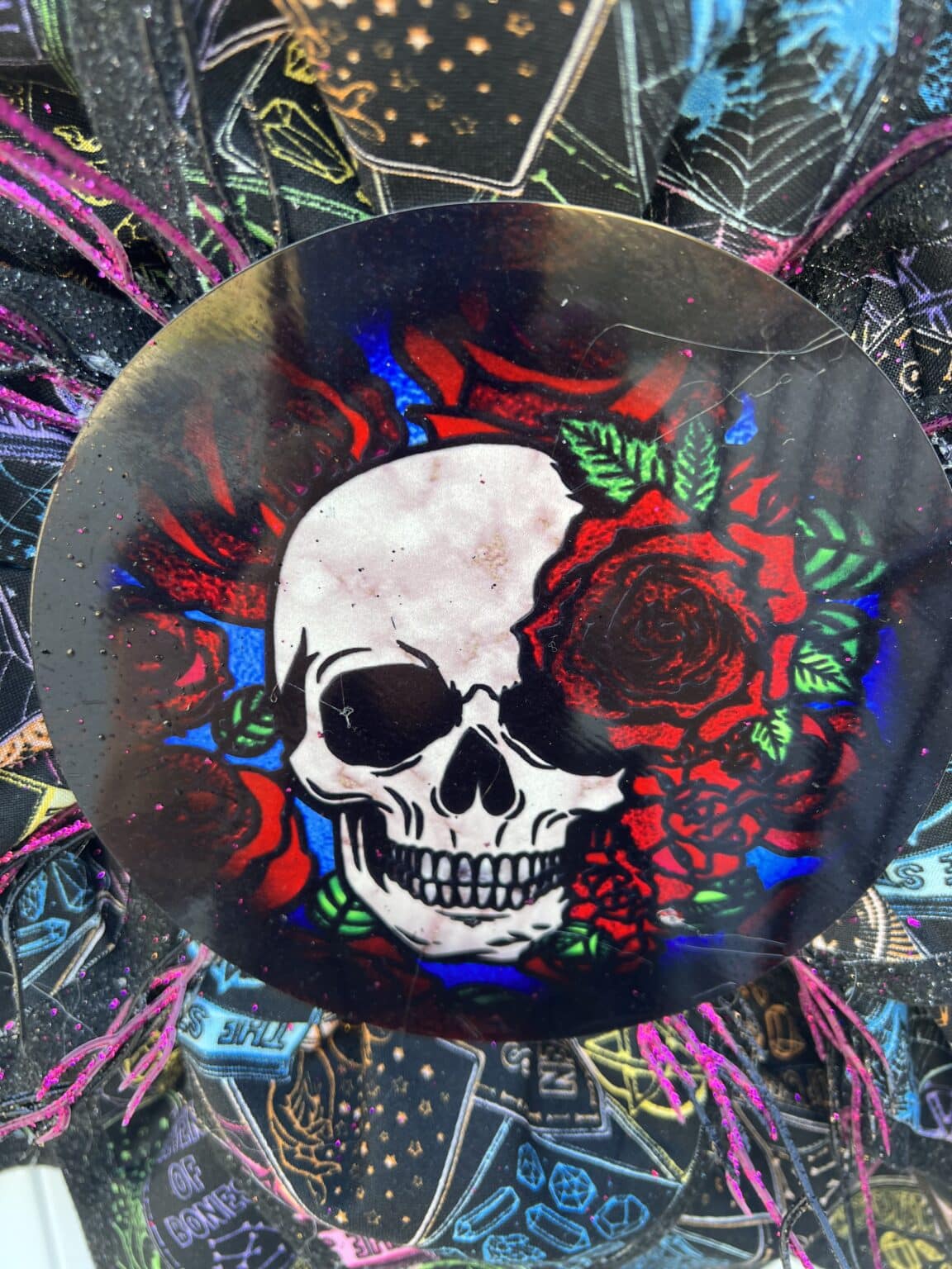 Halloween Deco Felt Mask - Skull