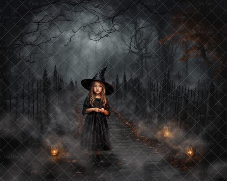 Spooky Halloween digital background