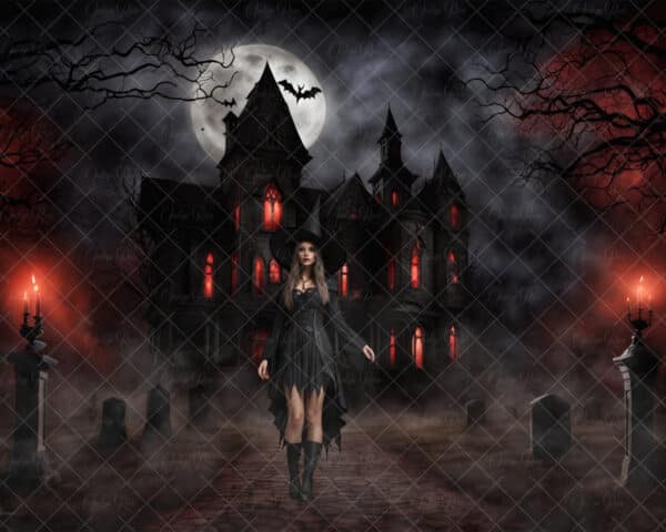 Spooky Halloween digital background