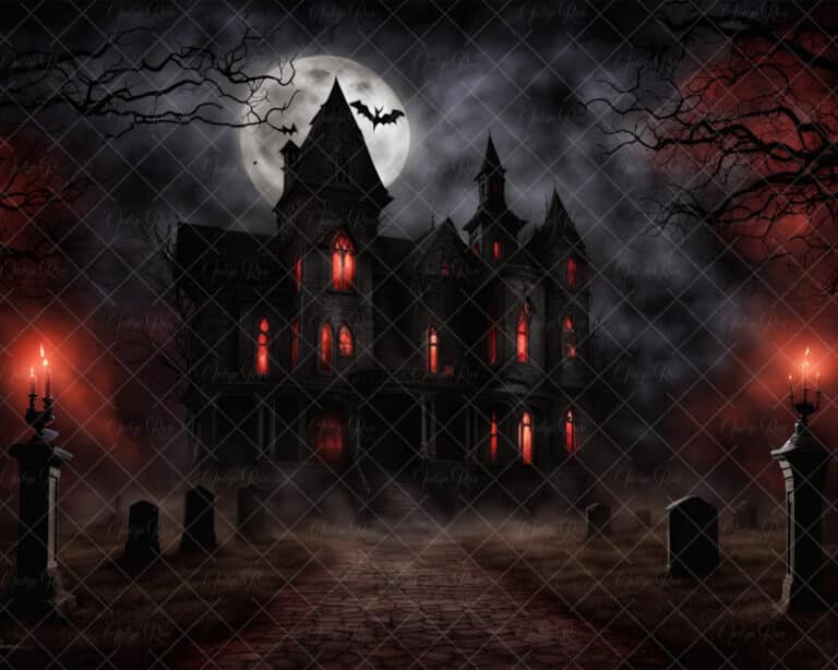 Spooky Halloween digital background
