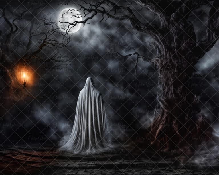 Spooky Halloween digital background